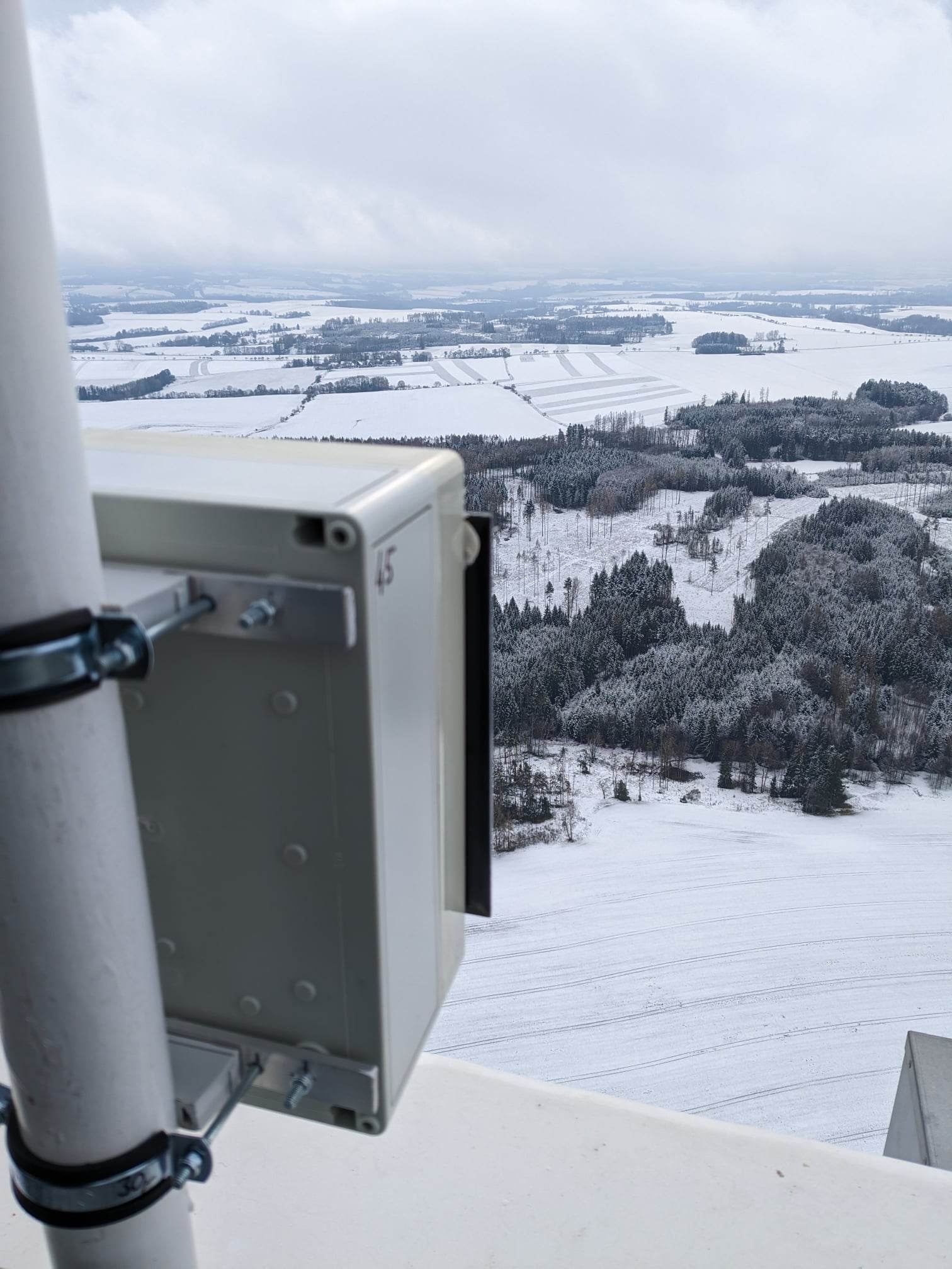 GEODOS01B Installed Kosetice Atmospheric Tower