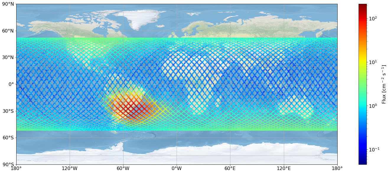 Radiation map